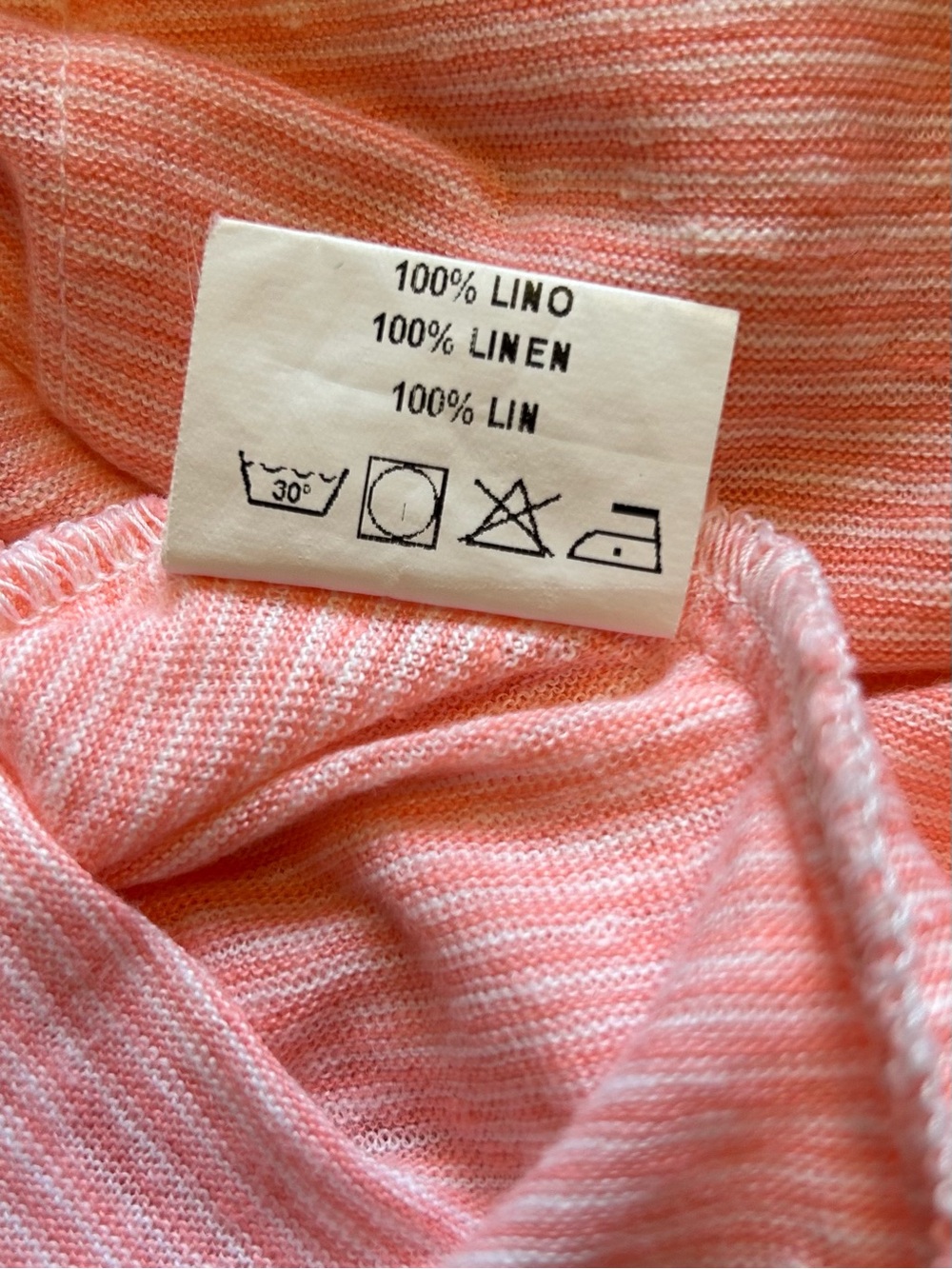Pepito’s Positano - Made in Italy 100% Linen Tank - Oversized - Picture 9 of 12